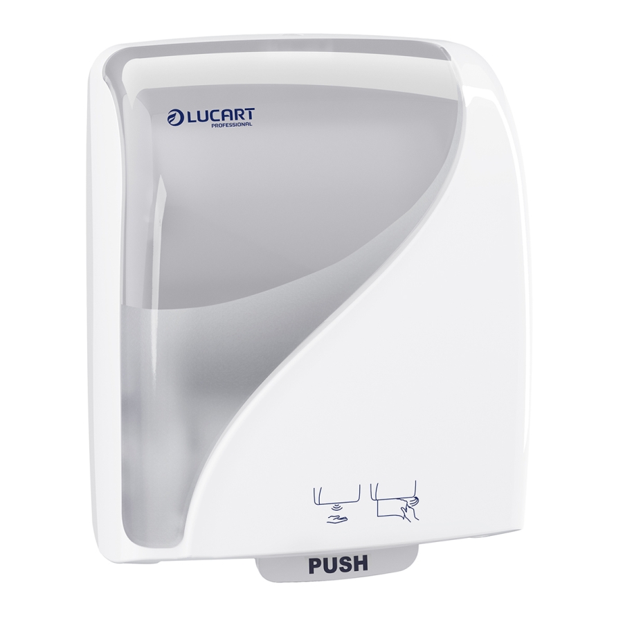 Identity Touch Free Towel Dispenser - White finish